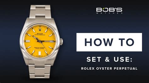 how to adjust time on rolex oyster perpetual|rolex watch setting instructions.